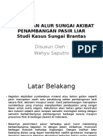 Kerusakan Alur Sungai Akibat Penambangan Pasir Liar