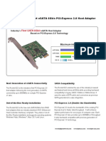First SATA 6Gb/s: Rocket 622 Dual Port eSATA 6Gb/s PCI-Express 2.0 Host Adapter