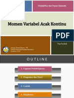 3.2.3 Momen Variabel Acak Kontinu