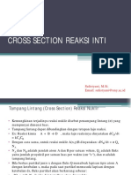 2 Cross Section Reaksi Inti