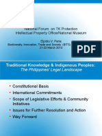 2TKandIndigenousPeoples ThePhil Legal Landscape by ElpidioV Peria