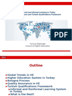 Non-Formal and Informal Learning in Turkey Quality Assurance and Turkish Qualifications Framework