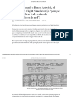 El Dia Que Mate a Bruce Artwick, El Creador de Flight Simulator