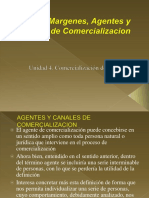 Agentes y Canales de Comercializacion y Margenes