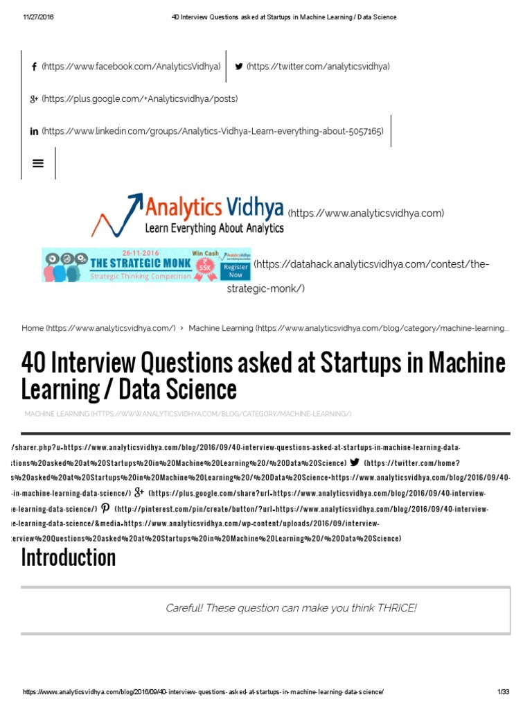 Gradient Descent Algorithm in Machine Learning - Analytics Vidhya
