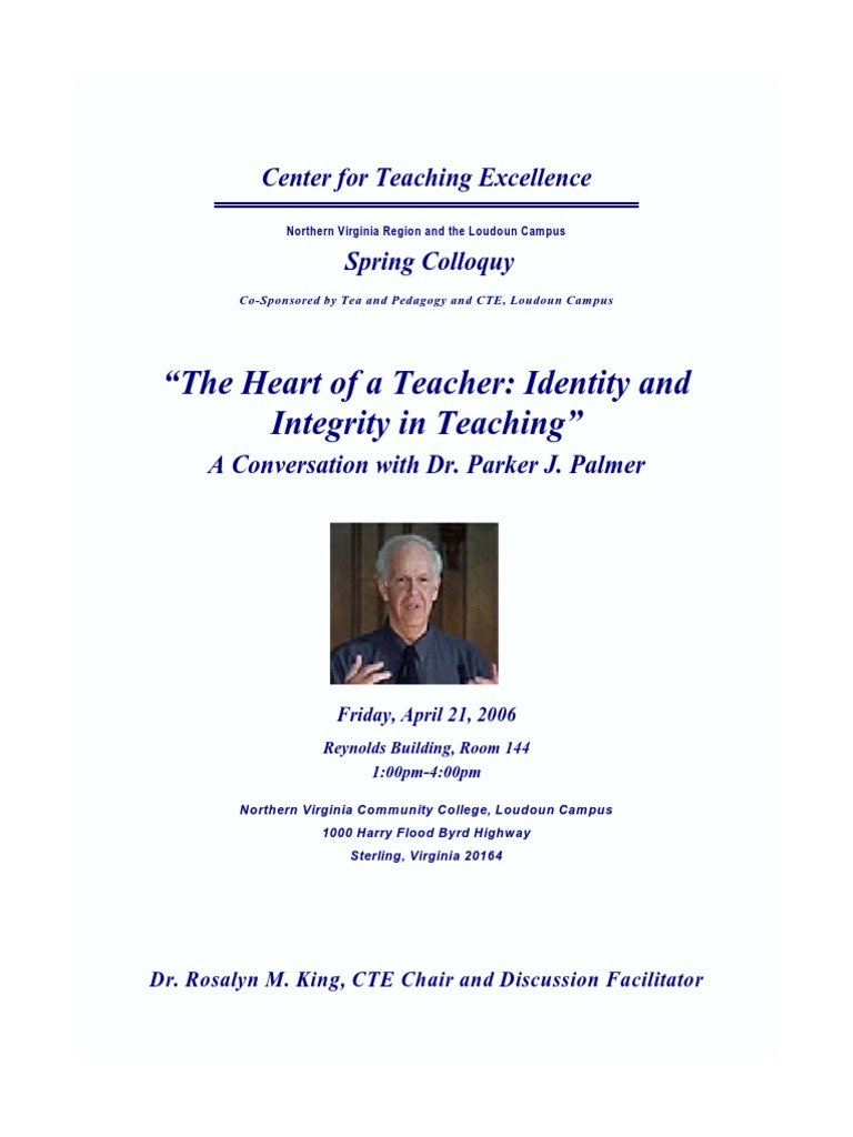 The Heart of a Teacher: Palmer's Insights | PDF | Teachers | Leadership