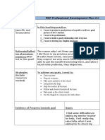 PDP Professional Development Plan 1