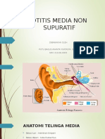 Otitis Media Non Supuratif: Dibawakan Oleh