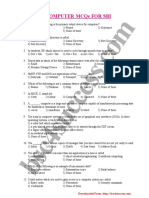 Computer MCQs for SBI