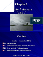 Chapter 2 (Part B) Finite Automata