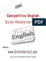 Competitive English Quick Reference Guide PDF