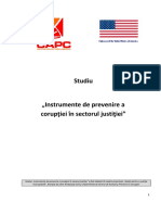 Studiu Instrumente de Prevenire A Coruptiei - CAPC-2012 PDF