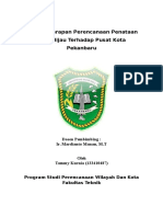 Studi Penerapan Perencanaan Penataan Kota Hijau Terhadap Pusat Kota Pekanbaru