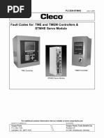 Cleco Servo Fault Codes