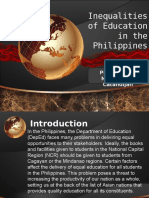 Inequality of Education in The Philippines