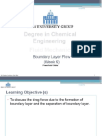 Degree in Chemical Engineering: Fluid Mechanics