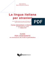 La Lingua Italiana Per Stranieri Guida PDF