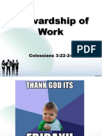 Stewardship of Work