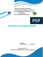 Filosofia Contemporanea