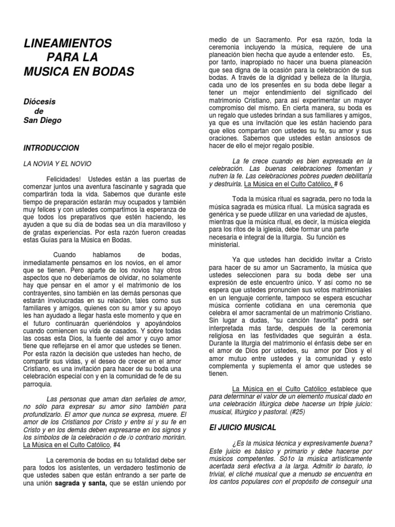 UN DIA DE BODAS Ofertorio Violin 1 y 2 | PDF, image size:768x1024