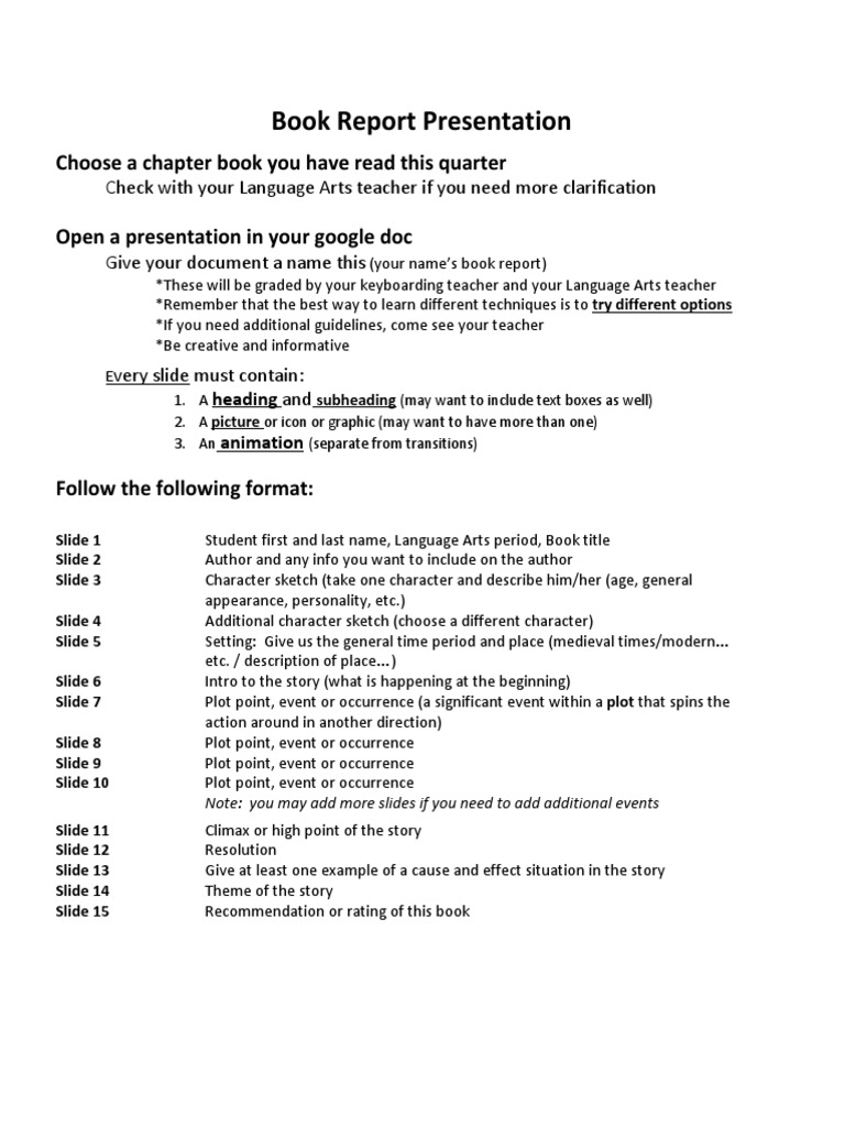 Bookreport | PDF