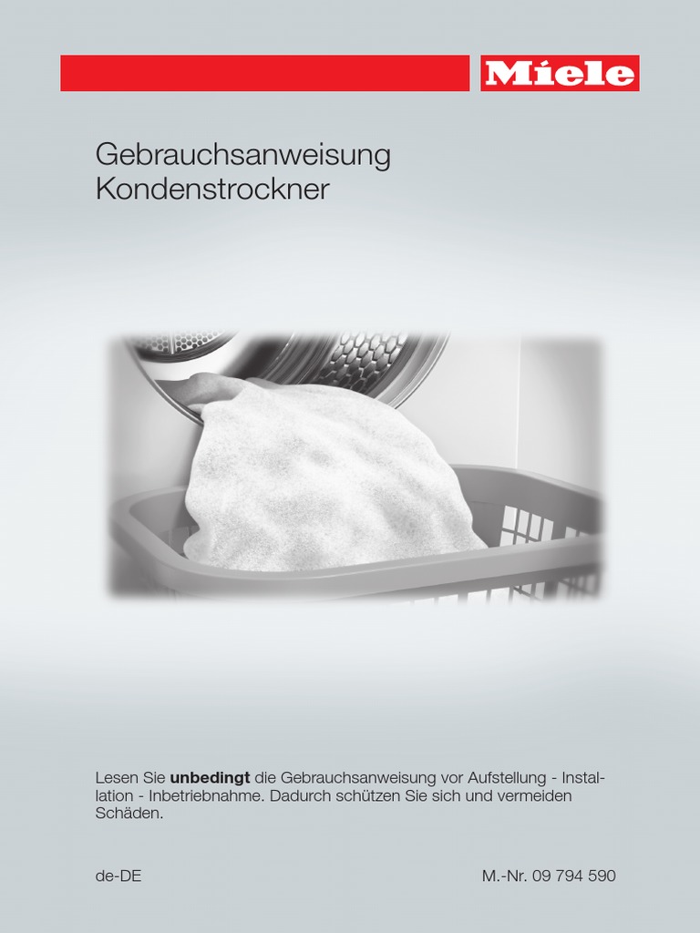 Miele T440c Bedienungsanleitung