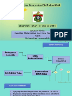 Isolasi Dan Pemurnian DNA