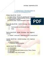 Programa II Jornadas Vivenciales 2016 Clinica Ñuñoa (1)