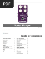 Tc Electronic Vortex Flanger Manual English