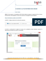 Manual de Acceso A La Plataforma EDO Online PDF