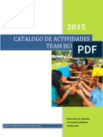 Catalogo de Actividades Teambulding Team X.0- 2015-I