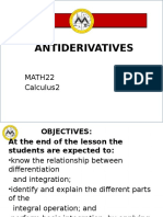 Lesson 1 AntiDerivatives