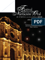 6 Festival Internacional de Narración Oral, Zacatecas 2010