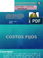 Costos Fijos y Costos Variables