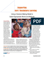 supporting preschoolers vocabulary learning