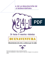 Memoria de La Realización de 24-0 Buenaventura _ 2016 (v1)