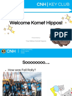 Welcome Komet Hippos!: CNH - Key Club