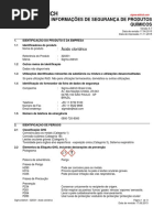 FISPQ - Ácido clorídrico