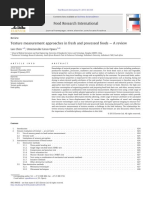 Texture Measurement Approaches In Fresh And Processed Foods - 