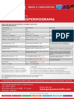 Espermograma Tabela PDF