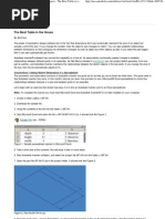 Autodesk Inventor - The Best Table in The House