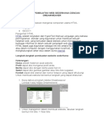 Konsep Pembuatan Web Sederhana Dengan Dreamweaver