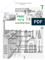 Iodometría práctica laboratorio