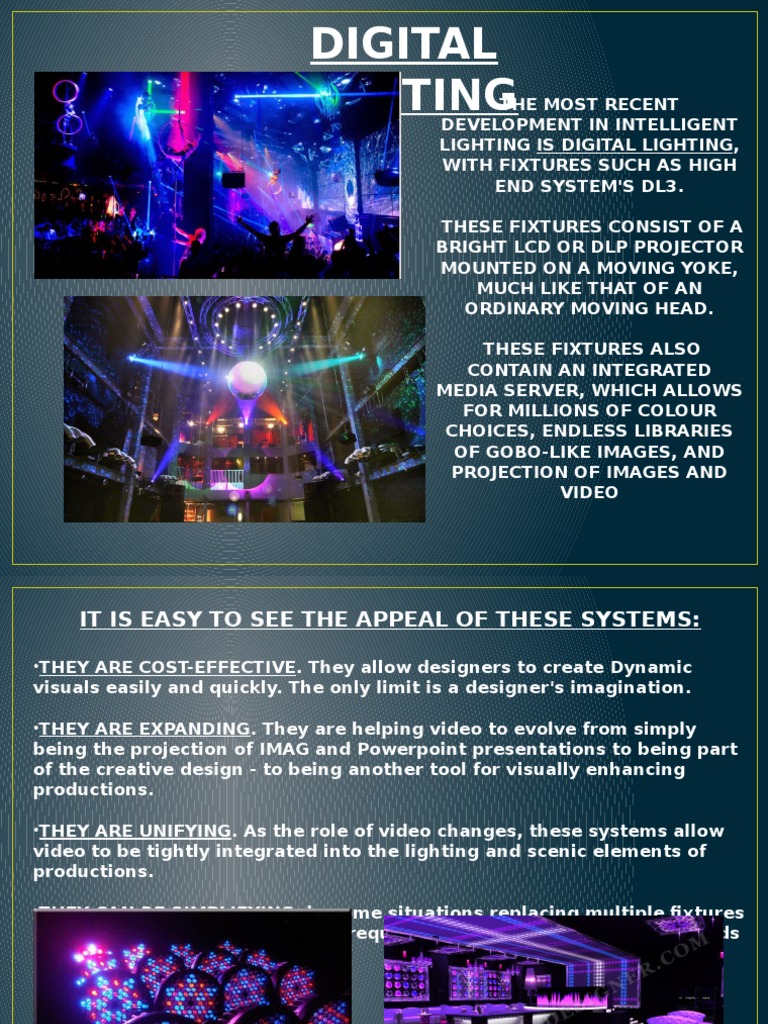 Digital Lighting Innovations Explained | PDF | Color | Media Technology