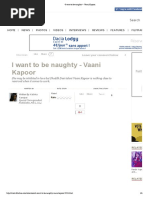 _I Want to Be Naughty_ - Vaani Kapoor