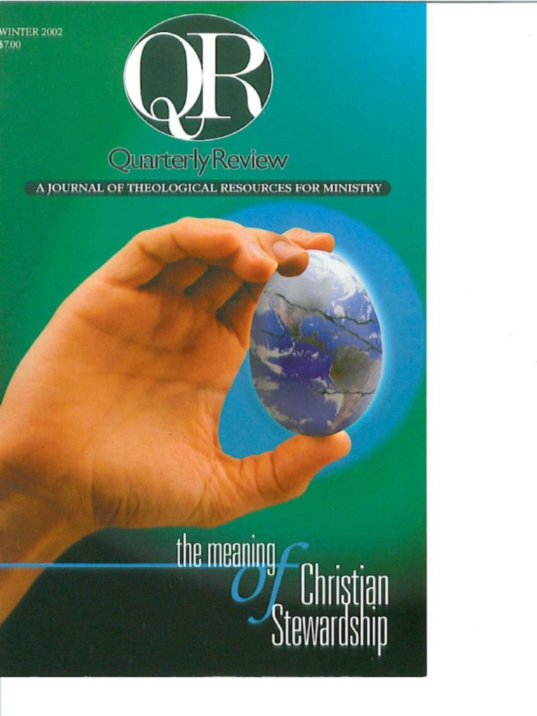 Winter 2002-2003 Quarterly Review - Theological Resources For Ministry ...