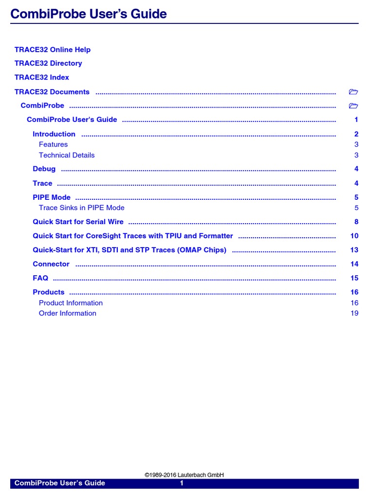 Combiprobe User | PDF | Computer Architecture | Areas Of Computer Science
