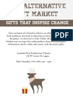 Alt Gift Market Flyer