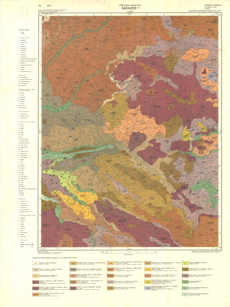 Pedološka Karta Sarajeva | PDF