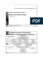 Lecture Notes Set 2 - Designing Mechatronic Systems